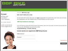 Tablet Screenshot of bbf-shop.de